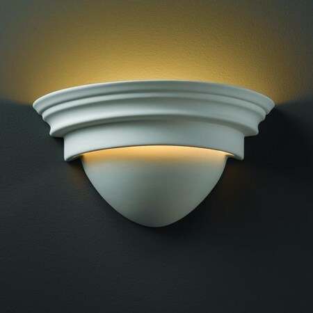 Justice Design Group CER-1005-WHT Classic Wall Sconce